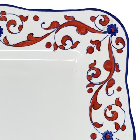 Dinnerware Asso di Cuori Handcrafted Deruta Pottery