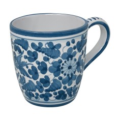 Wall clock 15" Turchese Italian Pottery