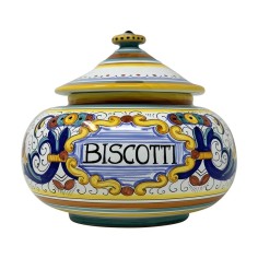 Ricco Deruta Pedestal Bowl 12" Italian Pottery