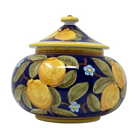 Pot à biscuits 25cm Positano Bleu