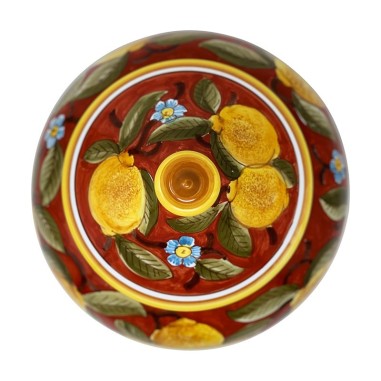 Pot à biscuits 25cm Positano Rouge