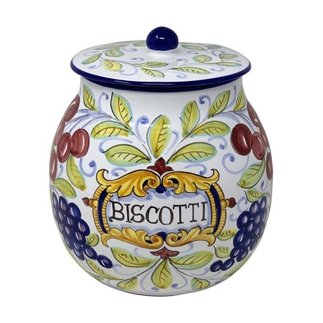 Biscotti jar 10" Fruit