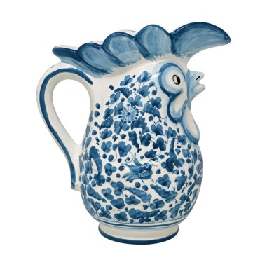 MioCocorico Arabesco Rooster Pitcher Italian Pottery