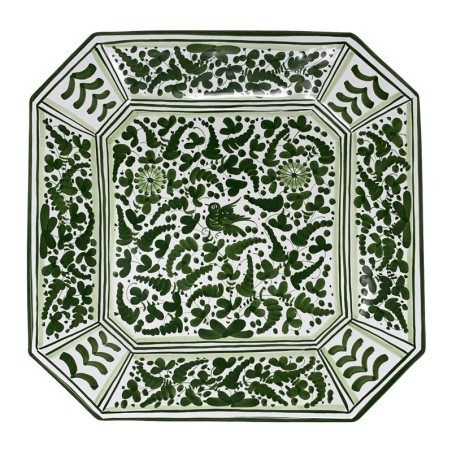 Assiette murale 35cm Arabesco Céramique artisanale italienne originale de Deruta