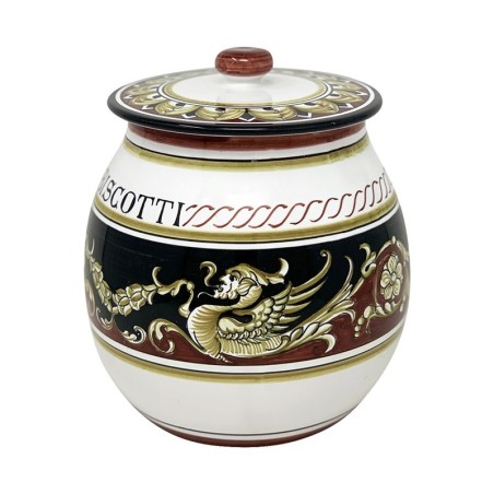 Biscotti jar 9" Pompei Italian Pottery