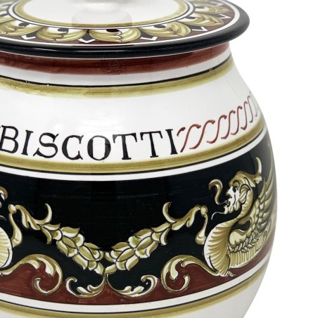 Biscotti jar 9" Pompei Italian Pottery