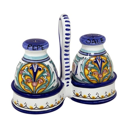 Salt & pepper set Jacobi Handcrafted Deruta Pottery