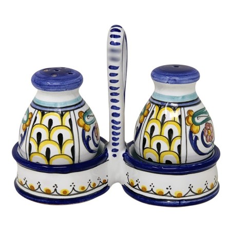 Salt & pepper set Jacobi Handcrafted Deruta Pottery