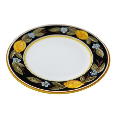 Assiette de table Positano Céramique artisanale italienne originale de Deruta