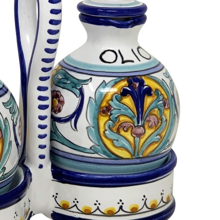 Oil & Vinegar Set Jacoby Italian Pottery