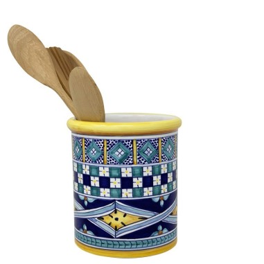 Porta utensili 17cm Rombi Blu Porta utensili 17cm Rombi Blu