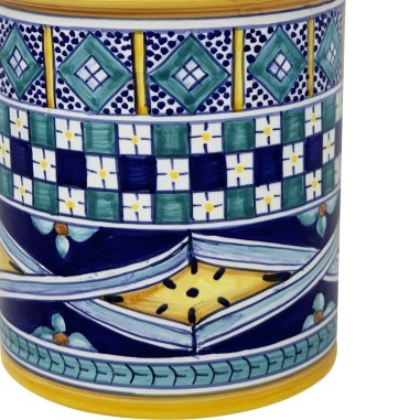 Porta utensili 17cm Rombi Blu Porta utensili 17cm Rombi Blu