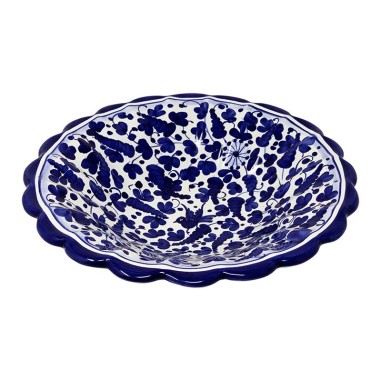 Fruttiera 25cm Arabesco Blu