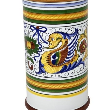 Porte-bouteille 23cm Raffaellesco Céramique artisanale italienne originale de Deruta