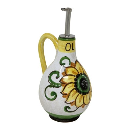 Huilier 20cm Girasole Céramique artisanale italienne originale de Deruta