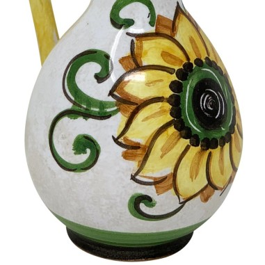 Huilier 20cm Girasole Céramique artisanale italienne originale de Deruta