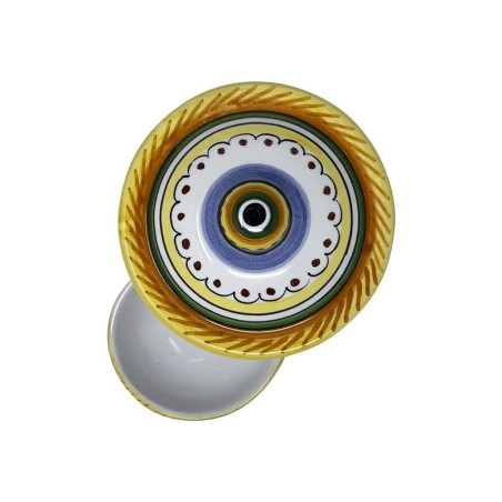 Salt Holder 7" Raffaellesco Italian Pottery