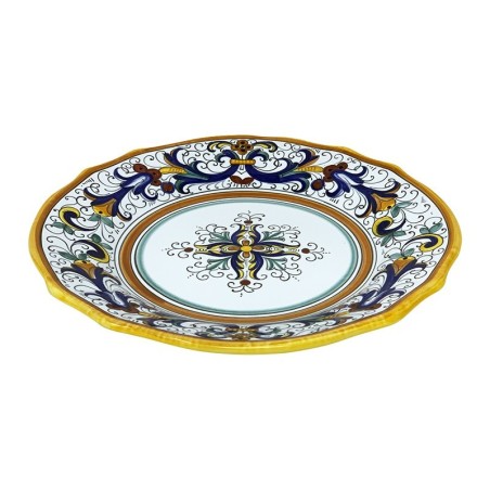 Piatto Tavola Ricco Deruta Smerlato
