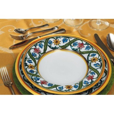 Dinnerware Millefiori Handcrafted Deruta Pottery