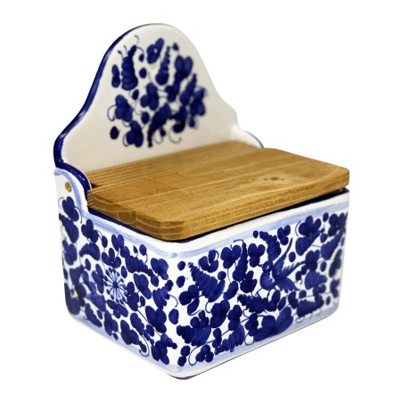 Salière Arabesco Céramique artisanale italienne originale de Deruta