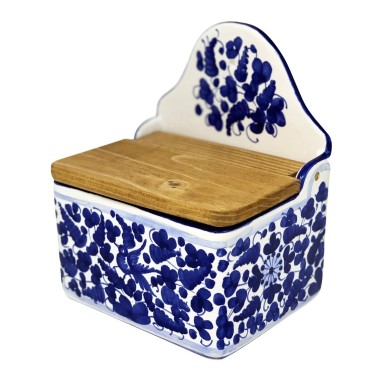 Salière Arabesco Céramique artisanale italienne originale de Deruta