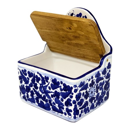 Salière Arabesco Céramique artisanale italienne originale de Deruta
