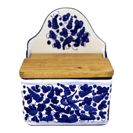 Salière Arabesco Céramique artisanale italienne originale de Deruta