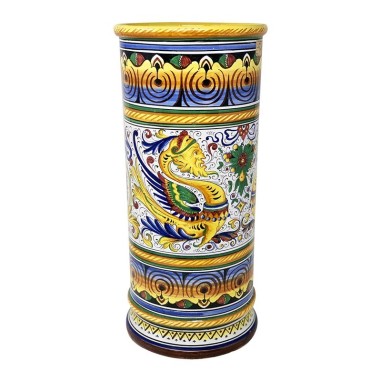Porte-parapluie 50 cm Raffaellesco Céramique artisanale italienne originale de Deruta
