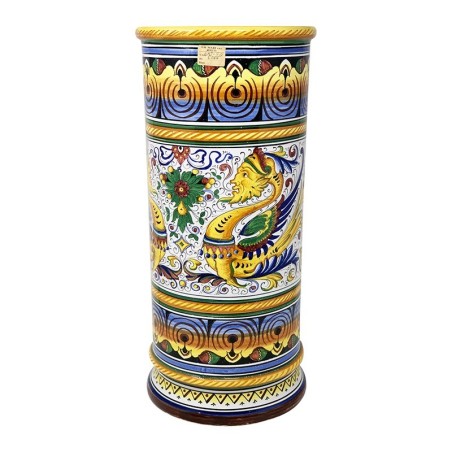 Porte-parapluie 50 cm Raffaellesco Céramique artisanale italienne originale de Deruta