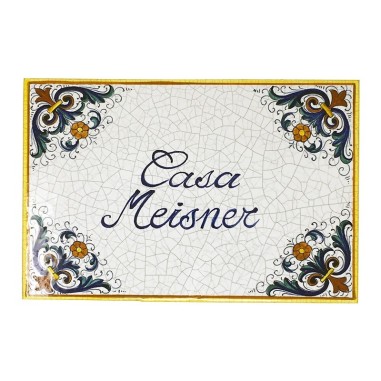 Plaque en céramique – Carreau 20x30cm Ricco Deruta