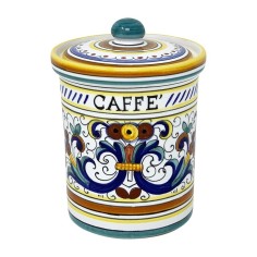 Set Round Cutting Board and Bottle Holder Italian Pottery