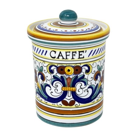 Ricco Deruta Jar 6,3" Handcrafted Deruta Pottery