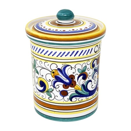 Bocal de cuisine 16cm Ricco Deruta Céramique artisanale italienne originale de Deruta