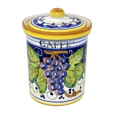 Utensil holders 7" Rombi Blu Italian Pottery