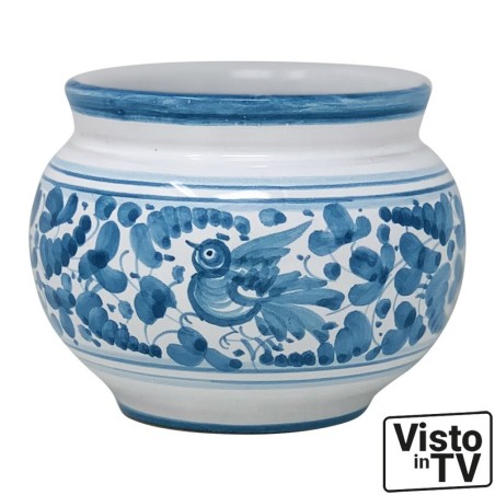 Cache-pot Arabesco Céramique artisanale italienne originale de Deruta