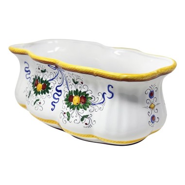 Rectangular planter 15x8" Raffaellesco