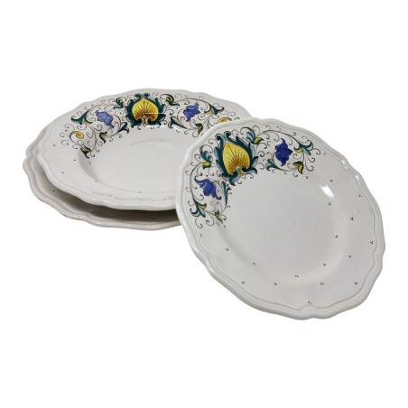 Dinnerware Piuma Handcrafted Deruta Pottery