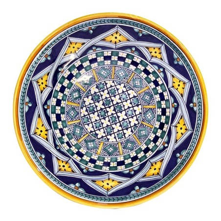 Piatto da muro Vario Rombi Blu