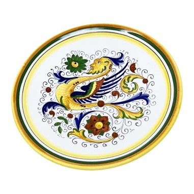 Wall Platter Raffaellesco Handcrafted Deruta Pottery