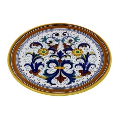 Scalloped "Gubbio" wall platter Positano Rosso Italian Pottery 2