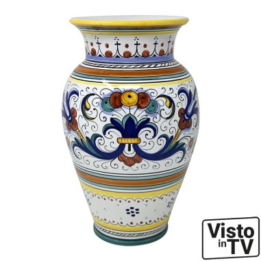 Vase Ricco Deruta Handcrafted Deruta Pottery
