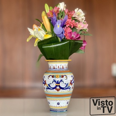 Vase Ricco Deruta Handcrafted Deruta Pottery