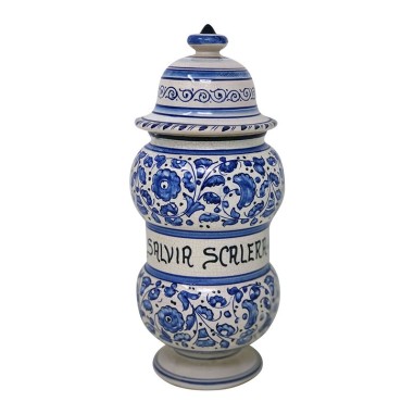 Pharmacy Jar Antica Farmacia Handcrafted Deruta Pottery