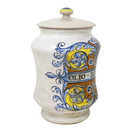 Pharmacy Jar Albarello 10" Antico