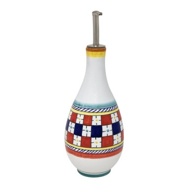Huilier 0,5L 25cm Scacco Matto Céramique artisanale italienne originale de Deruta