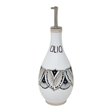 Huilier 0,5L 25cm Ghirlanda Céramique artisanale italienne originale de Deruta