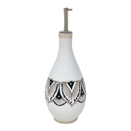Oil bottle 1/2L 17oz Ghirlanda Handcrafted Deruta Pottery