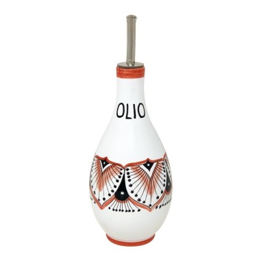 Huilier 0,5L 25cm Ghirlanda Céramique artisanale italienne originale de Deruta
