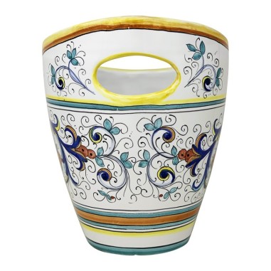 Porta bottiglia 25cm Ricco Deruta  ceramica di deruta