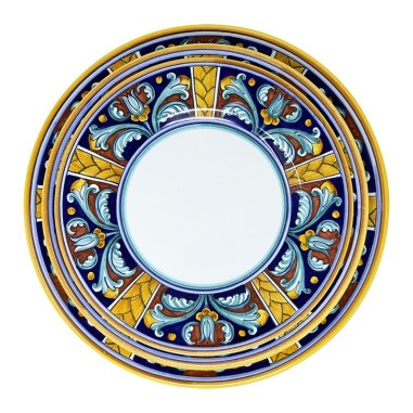 Servizio di piatti Farfalle  ceramica di deruta